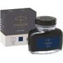 PARKER Tinta Quink para Pluma Estilográfica, Frasco 57 ml, Azul y Negro