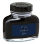 PARKER Tinta Quink para Pluma Estilográfica, Frasco 57 ml, Azul y Negro