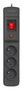 Armac Multi M3 Regleta protectora con 3 tomas y cable de 3m, negro