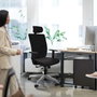 PIQUERAS Y CRESPO Silla de oficina Haches Marrón y Blanco