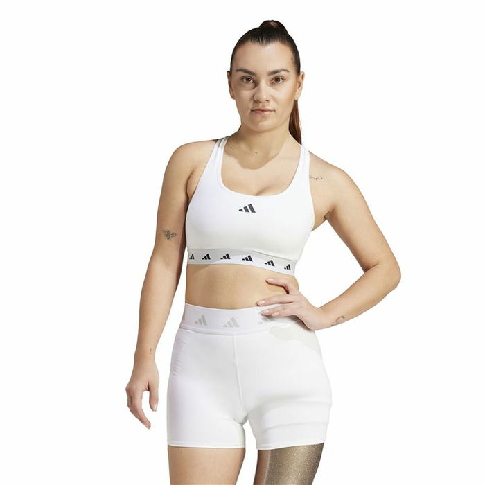 Sujetador Deportivo Adidas Essentials Blanco Sujetador Deportivo Adidas Essentials Blanco