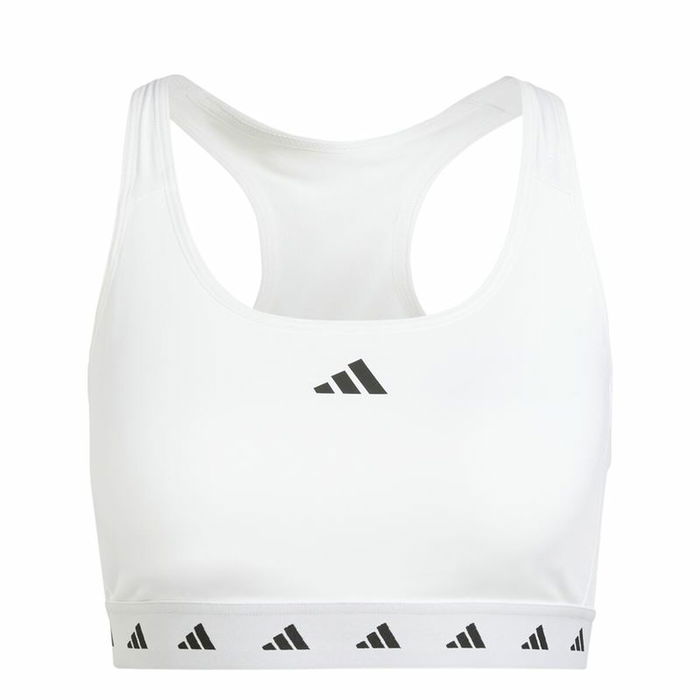Sujetador Deportivo Adidas Essentials Blanco Sujetador Deportivo Adidas Essentials Blanco