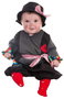 Creaciones Llopis Disfraz Bebé Brujo Colorines Talla S Color Negro para 0-12 Meses