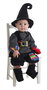 Creaciones Llopis Disfraz Bebé Brujo Colorines Talla S Color Negro para 0-12 Meses