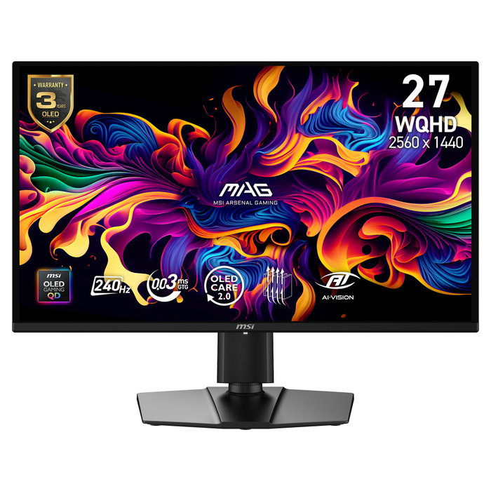MSI MAG 274QP QD-OLED X24 Monitor 26.5 WQHD Negro