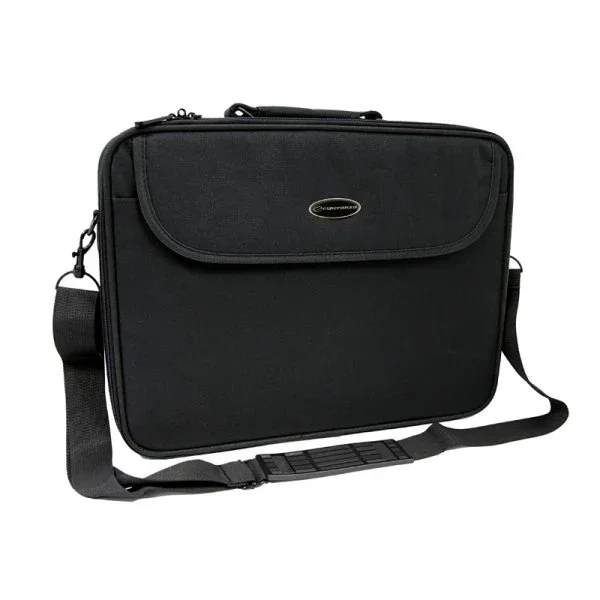 Esperanza ET101 Funda Maletín para Portátil de 15.6 Pulgadas (39.6 cm) Classic - Negro con Tirante para Hombro