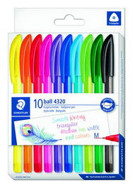 Boligrafo Staedtler 4320 Medio Estuche De 10