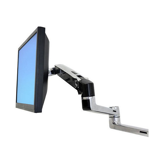 Ergotron Brazo LX Extensión de Montaje 231 mm en Aluminio Pulido para Monitor | Ergonomía
