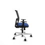 PIQUERAS Y CRESPO Silla de oficina Yunquera con mecanismo Sincro, Azul marino y Negro
