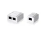 Equip Roseta de superficie categoría 5e hembra RJ-45 Blanco