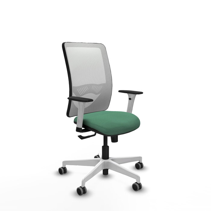 PIQUERAS Y CRESPO Silla de oficina Zulema Verde esmeralda y Blanco PIQUERAS Y CRESPO Silla de oficina Zulema Verde esmeralda y Blanco