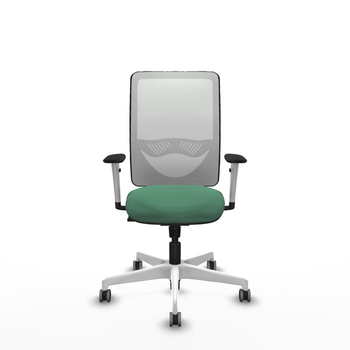 PIQUERAS Y CRESPO Silla de oficina Zulema Verde esmeralda y Blanco PIQUERAS Y CRESPO Silla de oficina Zulema Verde esmeralda y Blanco