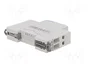 LEGRAND Interruptor de botón biestable 250VAC 20A gris