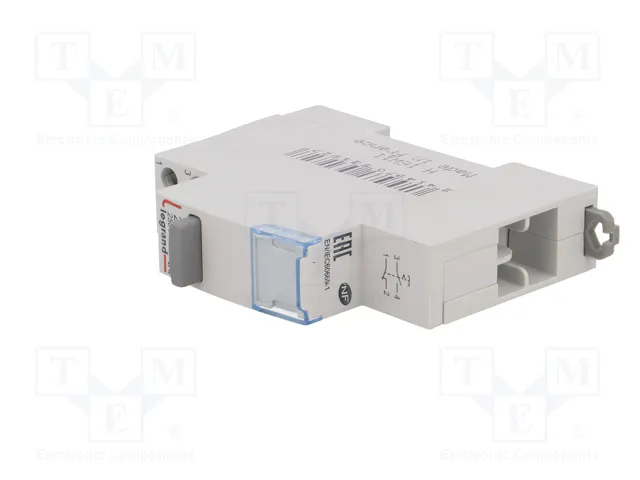 LEGRAND Interruptor de botón biestable 250VAC 20A gris