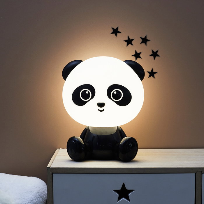 Home Deco Kids Luz Quitamiedo Panda Kawaii Polipropileno