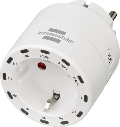 Brennenstuhl 1506130 Temporizador de Enchufe con Cuenta Atrás, 12 Niveles Brennenstuhl 1506130 Temporizador de Enchufe con Cuenta Atrás, 12 Niveles