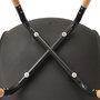 Home Deco Factory Silla Phenix Negra Essentiel Polipropileno y Haya