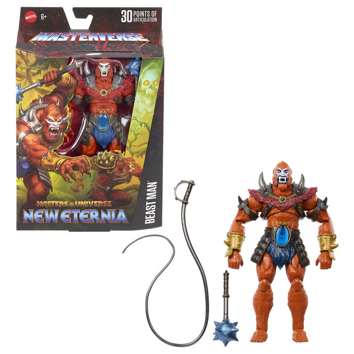 Mattel Masters of the Universe Masterverse New Eternia Beast Man, 18 cm