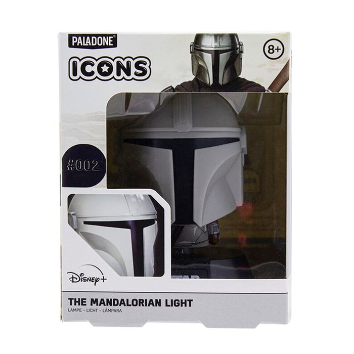 Paladone Lámpara Icon Star Wars The Mandalorian Mini Lámpara Decorativa