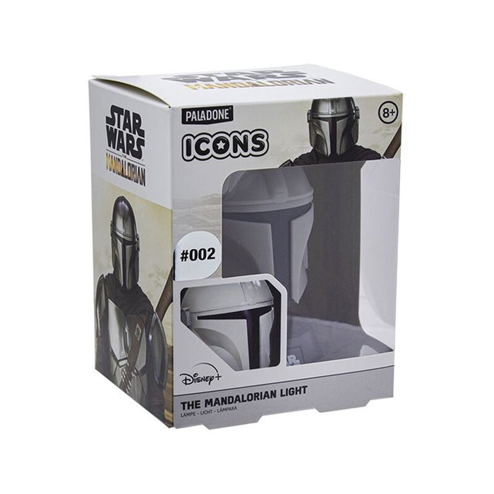Paladone Lámpara Icon Star Wars The Mandalorian Mini Lámpara Decorativa