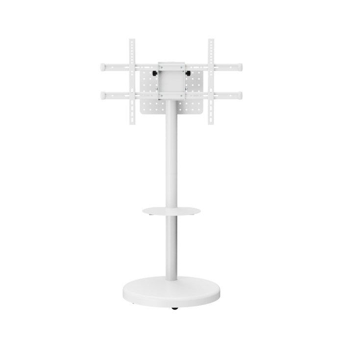 EWENT EW1550 Soporte para TV de Piso Ajustable en Altura, 2,18 m (86"), Blanco
