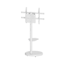 EWENT EW1550 Soporte para TV de Piso Ajustable en Altura, 2,18 m (86"), Blanco