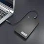 Aisens ASE-2541B Caja Externa para Disco Duro 2.5 SATA a USB-C USB 3.1 Gen 1, Negra
