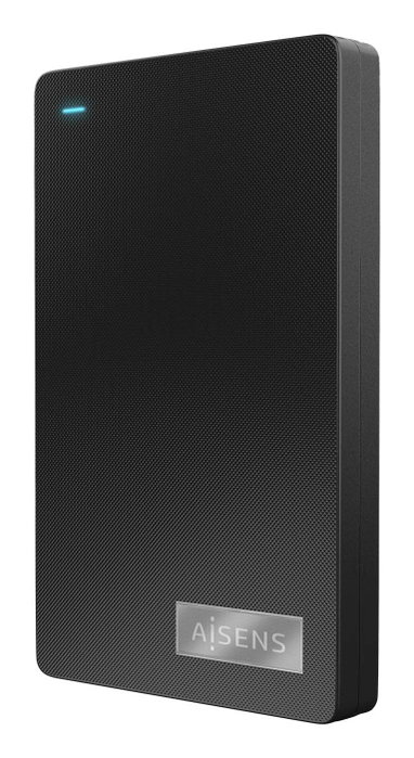 Aisens ASE-2541B Caja Externa para Disco Duro 2.5 SATA a USB-C USB 3.1 Gen 1, Negra