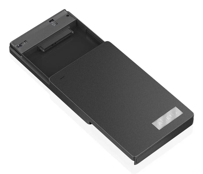 Aisens ASE-2541B Caja Externa para Disco Duro 2.5 SATA a USB-C USB 3.1 Gen 1, Negra