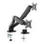 VALUE Soporte Dual para Monitor de 12 a 27 Pulgadas con Brazo de Gas