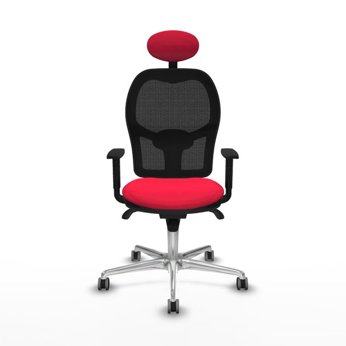 PIQUERAS Y CRESPO Silla de oficina Jorquera Roja y Negra