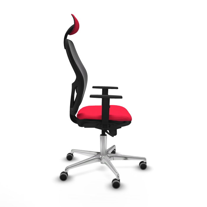PIQUERAS Y CRESPO Silla de oficina Jorquera Roja y Negra