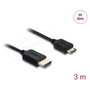 DeLOCK Cable HDMI de 3 m, HDMI Estándar a Mini HDMI, 8K