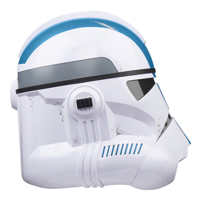 Hasbro Cascos Electrónicos Star Wars: Casco de Soldado Clon Réplica Oficial con Efectos Sonoros y Luces, Juego de Rol Ahsoka Disney+, para Coleccionistas y Fans