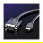 VALUE DVI - HDMI Cable 10m Macho a Macho Negro