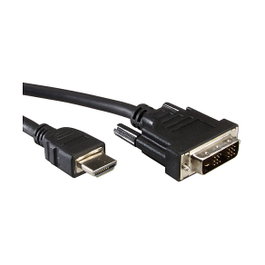 VALUE Cable DVI a HDMI de 10 m, Negro