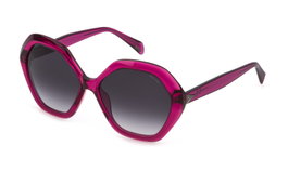 Police SPLD29-5701BV Gafas de Sol Mujer Rosa y Violeta