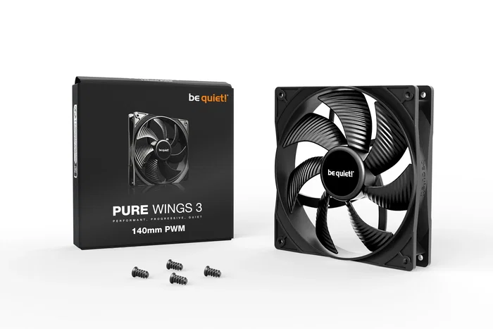 be quiet! Pure Wings 3 140mm PWM Negro