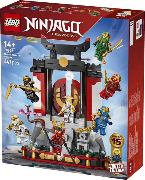 LEGO NINJAGO Exposición de Personajes Ninja: 15 Aniversario 71866