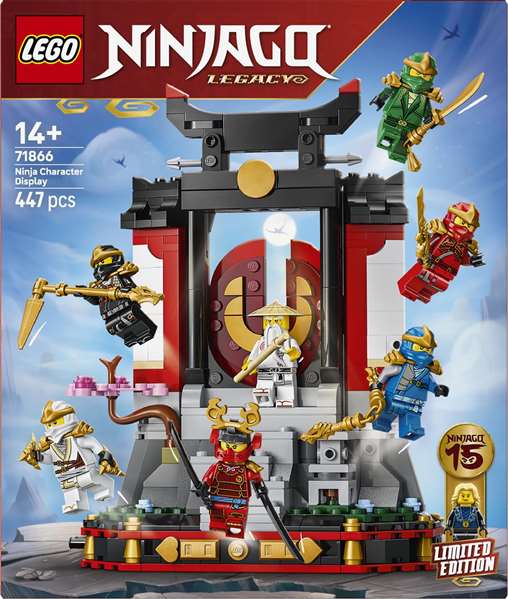 LEGO NINJAGO Exposición de Personajes Ninja: 15 Aniversario 71866