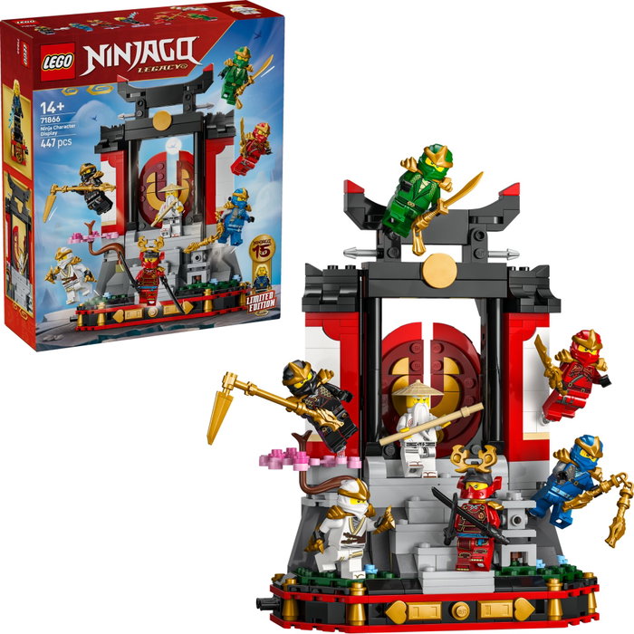 LEGO NINJAGO Exposición de Personajes Ninja: 15 Aniversario 71866