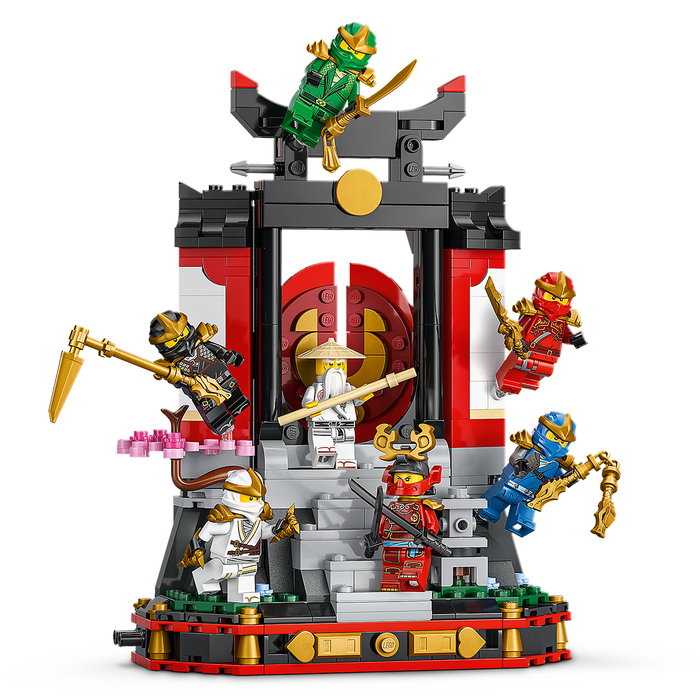 LEGO 71866 Exposición de Personajes Ninja 15 Aniversario Set de Construcción con 8 Minifiguras para Niños y Fans de +14 Años LEGO 71866 Exposición de Personajes Ninja 15 Aniversario Set de Construcción con 8 Minifiguras para Niños y Fans de +14 Años