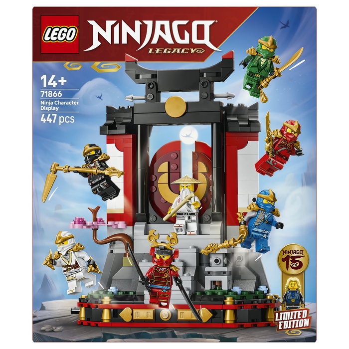 LEGO NINJAGO 71866 Exposición de Personajes Ninja 15.º Aniversario LEGO NINJAGO 71866 Exposición de Personajes Ninja 15.º Aniversario