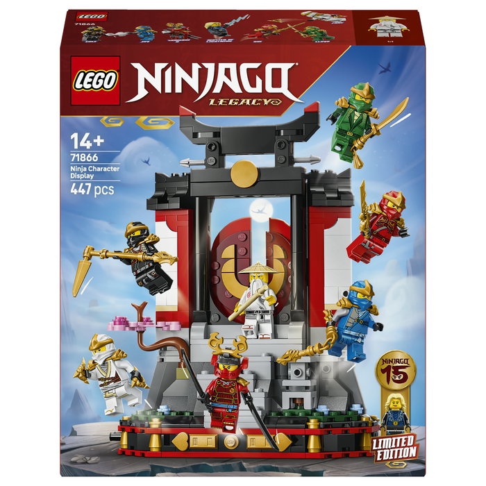 LEGO NINJAGO 71866 Exposición de Personajes Ninja 15.º Aniversario LEGO NINJAGO 71866 Exposición de Personajes Ninja 15.º Aniversario