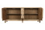 DKD Home Decor Aparador Antik china top Natural 4 Puertas Olmo Macizo 230 x 96 x 48 cm