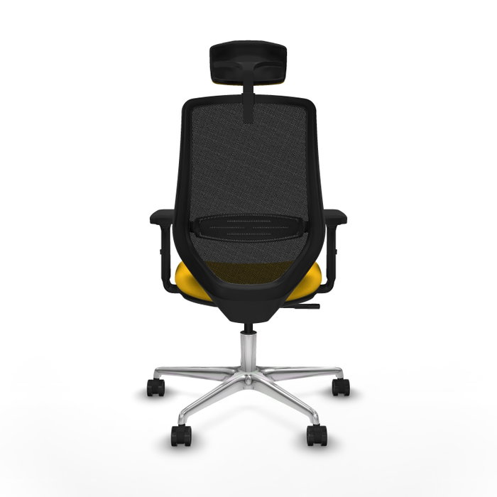 PIQUERAS Y CRESPO Silla de oficina Mardos con mecanismo Sincro, Amarillo y Negro PIQUERAS Y CRESPO Silla de oficina Mardos con mecanismo Sincro, Amarillo y Negro
