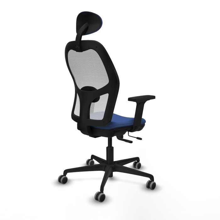 PIQUERAS Y CRESPO Silla de oficina Jorquera Azul marino y Blanco