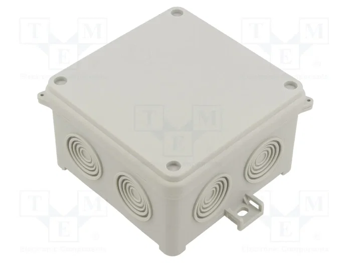 SIMET Caja de conexiones IP54 de polietileno gris SIMET Caja de conexiones IP54 de polietileno gris