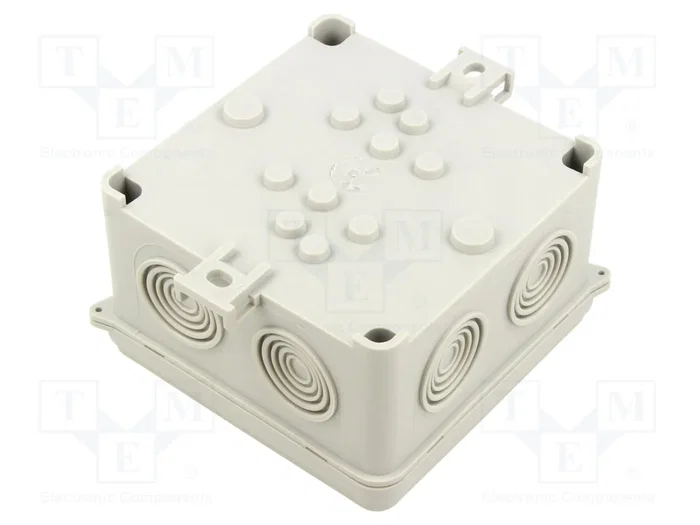 SIMET Caja de conexiones IP54 de polietileno gris SIMET Caja de conexiones IP54 de polietileno gris