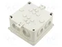 SIMET Caja de conexiones IP54 de polietileno gris